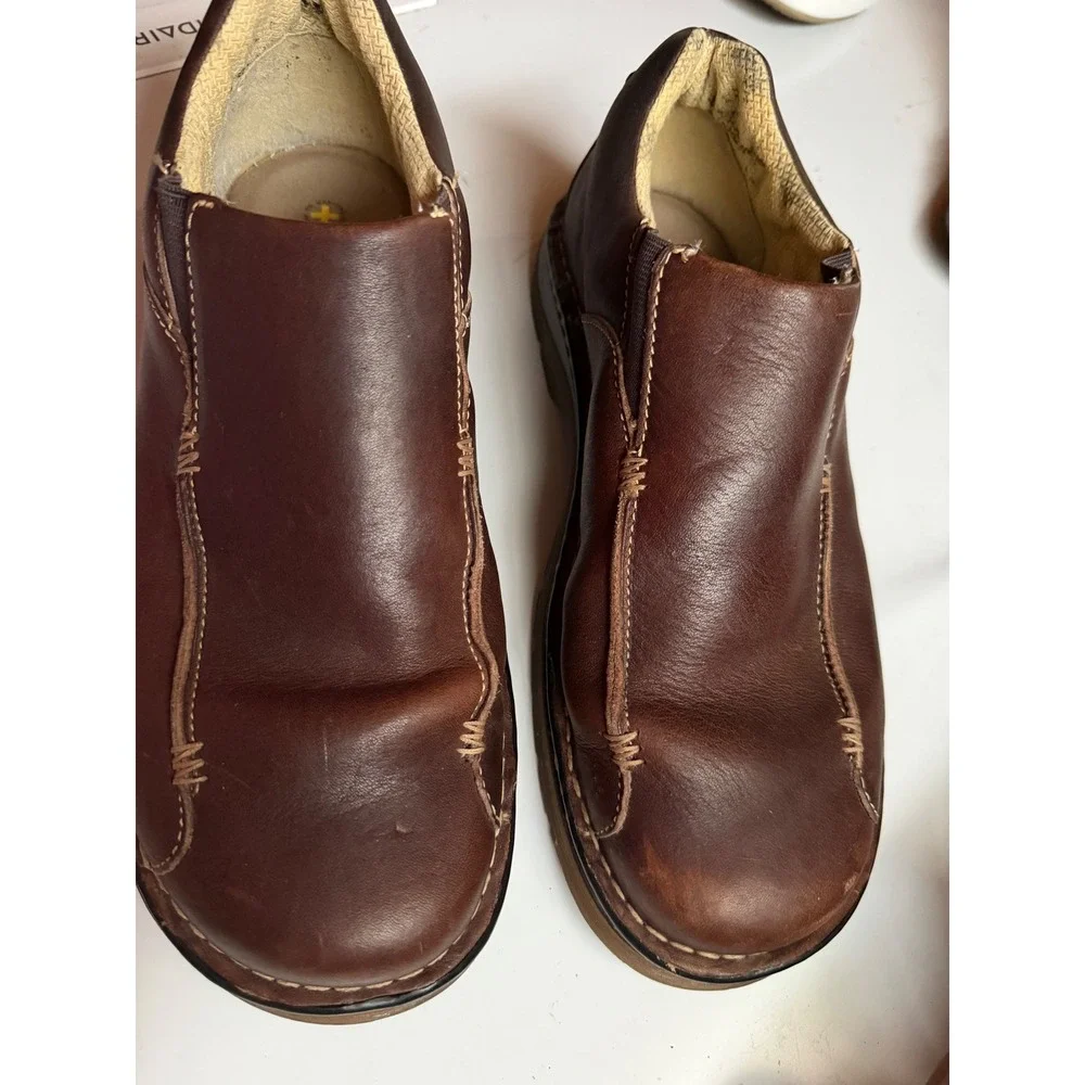 Dr. Martens 8C16 Mens Brown Leather Slip On Loafers Shoes UK 10 US 11 EU 45